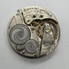 Elgin 16s 17J Running Antique Open Face Pocket Watch Movement Nice Dial Runs 496
