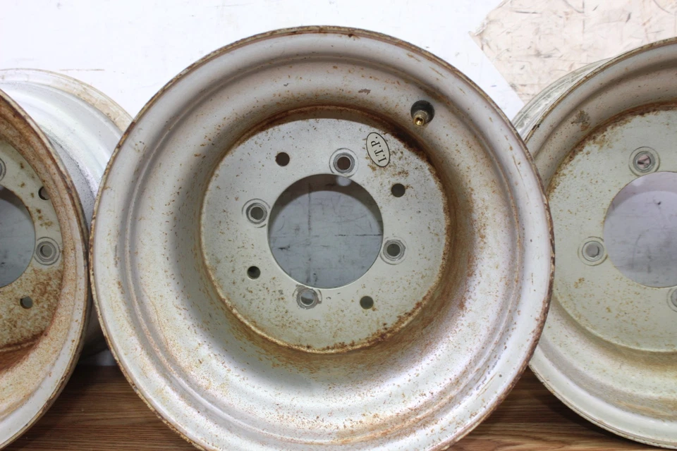 Yamaha Timberwolf 250 1996 llanta delantera y trasera ITP acero 4 piezas Foto 3 de 4