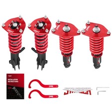 Coilovers Lowering Kit 24 Way Damping Adjustable For Mitsubishi Eclipse 2006-12 Coilovers Lowering Kit 24 Way Damping Adjustable For Mitsubishi Eclipse 2006-12