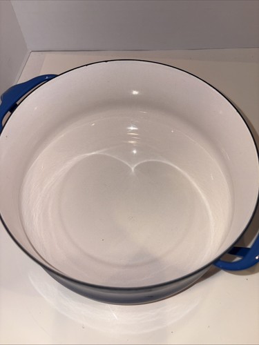 DANSK Kobenstyle Stock Pot IHQ 2 qt Quistgaard Blue Enamelware 7-1/8" - Picture 16 of 21