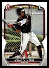 Abdias De La Cruz 2023 1st Bowman Prospect #BP-34 Diamondbacks ROOKIE CARD