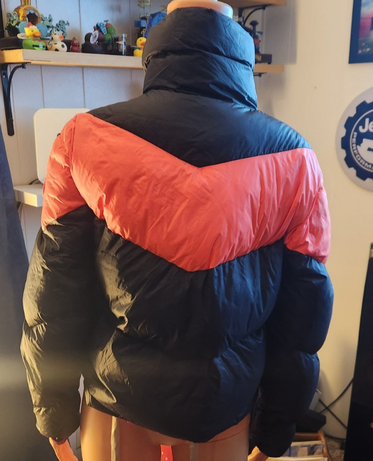 Armani exchange reversable down jacket women size… - image 2