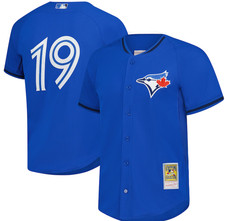 Men's Jose Bautista Royal Toronto Blue Jays Retro Batting Practice Mesh Jersey