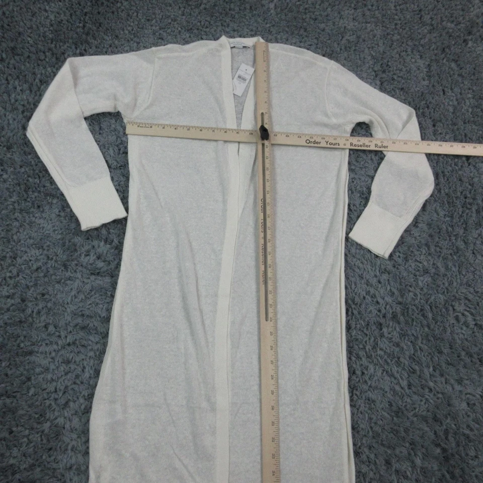 Suéter Ann Taylor Mujer XS Largo Frente Abierto Cárdigan Mezcla de Lino Fin de Semana Nuevo con Etiquetas Foto 4 de 4