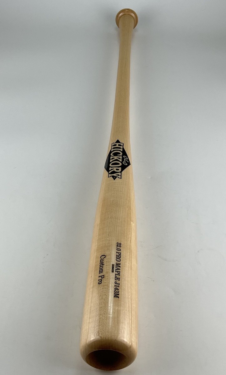 Old Hickory Bat Custom Pro Maple Wood Baseball Bat J143M Natural