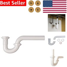 White P Trap - Polypropylene Lavatory Fixture Drain