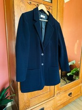 Heine Herren Wollmantel XXL Dunkelblau mit Kaschmir Top Zustand