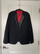 Hugo Boss modern fit wool blend stretch tuxedo jacket Size 42R