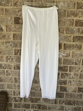 Vanity Fair Pettipants Sz S White Bloomers Pantaloons Nylon Pants Vintage USA