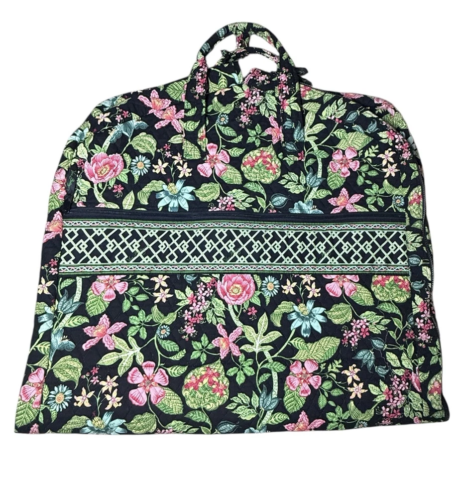 Vera Bradley Bolsa de Ropa Botánica Floral Larga Colgante Ropa Organizador de Viaje Foto 2 de 4