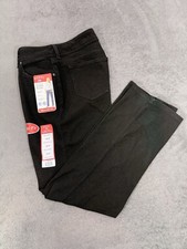 NWT Riders by Lee Women s 16P Black Relaxed Fit Straight Leg Stretch Jeans Slims