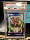 2024 Optic - Rated Rookie Jayden Daniels #248 Purple Shock Prizm (RC) PSA MINT 9