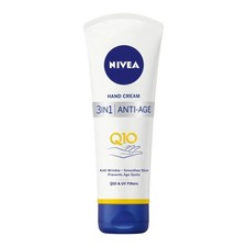 Nivea 3-in-1 Anti-Age Hand Cream w/ Q10 UV Filters, 1oz. 30ml