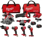 M18 FUEL 18V Lithium-Ion Brushless Cordless Combo Kit with Two 5.0 Ah Batteries,