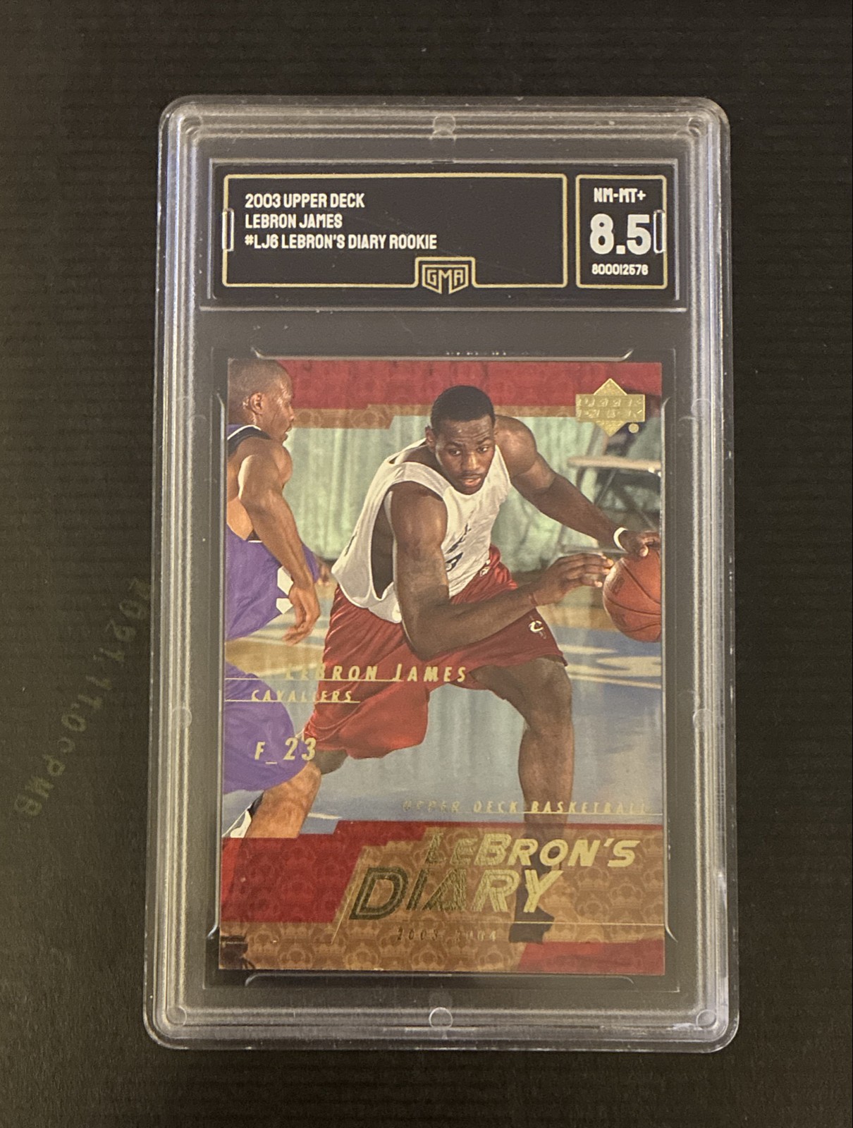 2003-04 Upper Deck - Lebron's Diary LeBron James #LJ6 (RC)