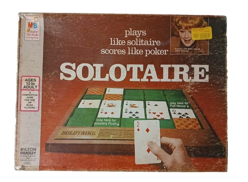 Lucy Vintage 1973 Solotaire Milton Bradley Card Game #4330 $10.00