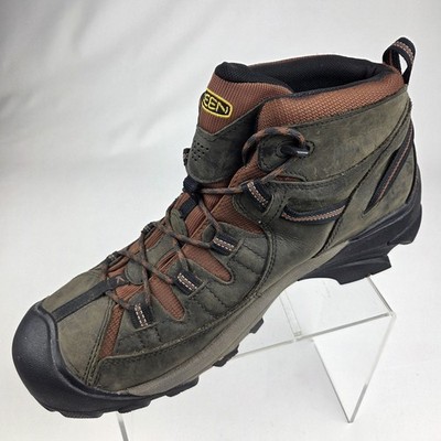 Keen Men\'s Brown and Gray Waterproof Mid-Height Hiking Boots Keen Hightrail Mid Hiking Boots (For Men) - Save 50% main image 2