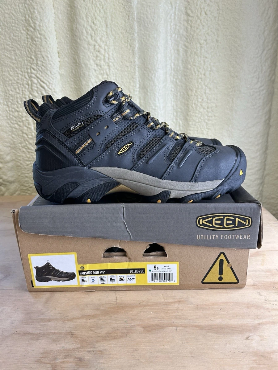 KEEN Utility Mens Lansing Low SteelToe Boot Wide 10.5EE Brand new NWT BisonBlack KEEN Leather Upper EE Boots for Men for Sale | Shop New  main image 4