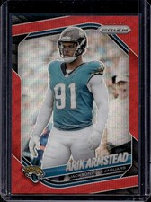 2025 Panini Prizm- Red Wave /149- Arik Armstead #85