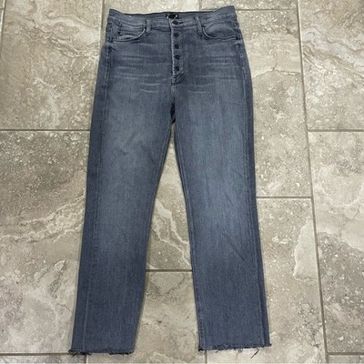 MOTHER The Pixie Dazzler Ankle Fray Digging Up Dirt  sz 32