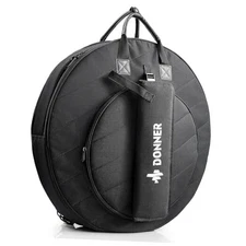  Cymbal Bag with Drumstick Bag, Cymbal Backpack with Handle and Hideable Dual 