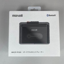 New maxell MXCP-P100 Portable Cassette Player Black MXCP-P100BK from Japan