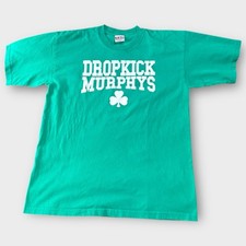 VTG Vintage Made In USA Dropkick Murphys Shirt Front Back Graphic XL