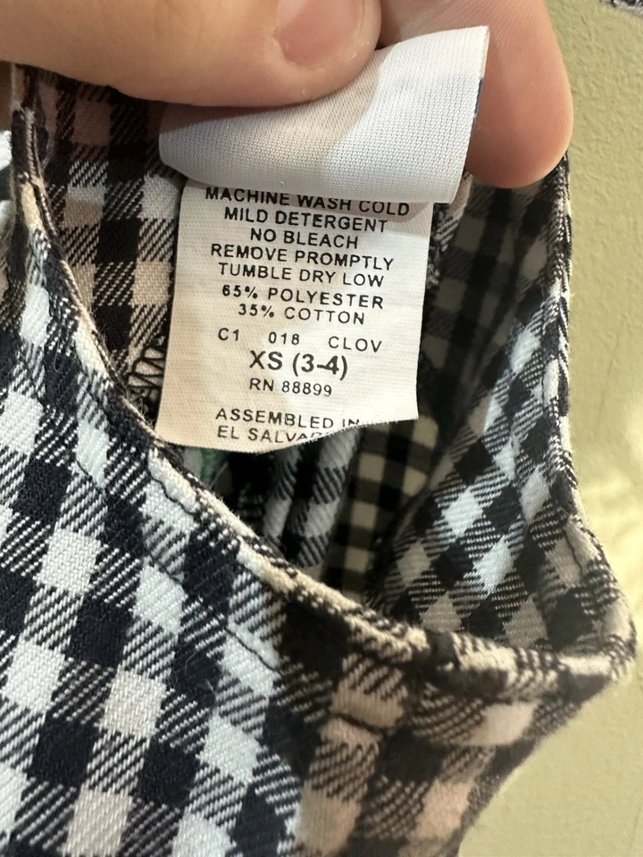 Mono Kelly’s Kids vintage vaca gingham talla 3-4 Foto 3 de 3