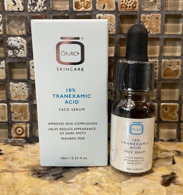 OMIC 10% Tranexamic Acid Serum for Face - 0.33oz Travel Size Skin Brightening