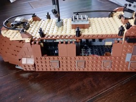 LEGO STAR WARS 7104 +  6210 Jabba's Sail Barge with sails and manual INCOMPLETE