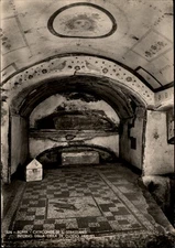 RPPC Catacombs Sebastian Rome Italy vintage real photo postcard o767