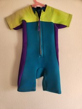 Childs kids youth 2mm spring shorty WETSUIT L surf swim size 4-6 approximately