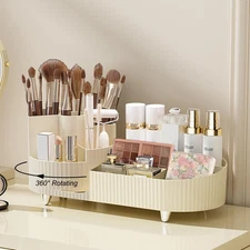 Makeup Organizer Countertop Rotating Makeup Organizer for Vanity Large Capacity