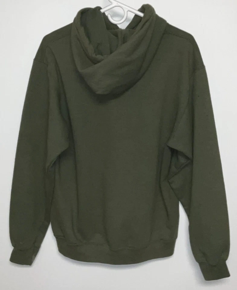 Sudadera con capucha para hombre Fort Stevens Coast Artillery verde medio Foto 2 de 3