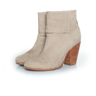 Rag & Bone, Newbury Stiefeletten Mit Reißverschluss Hinten, Ny Weiblich Grau 37 - Bild 1 von 4