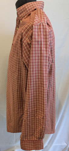 Yves Saint Laurent Herren Langarmhemd rot-weiß kariert - Bild 2 von 8