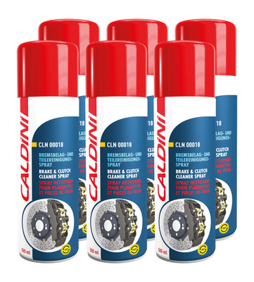 6x 500ml Intensiv Bremsenreiniger Professioneller Teilereiniger Spraydose Power