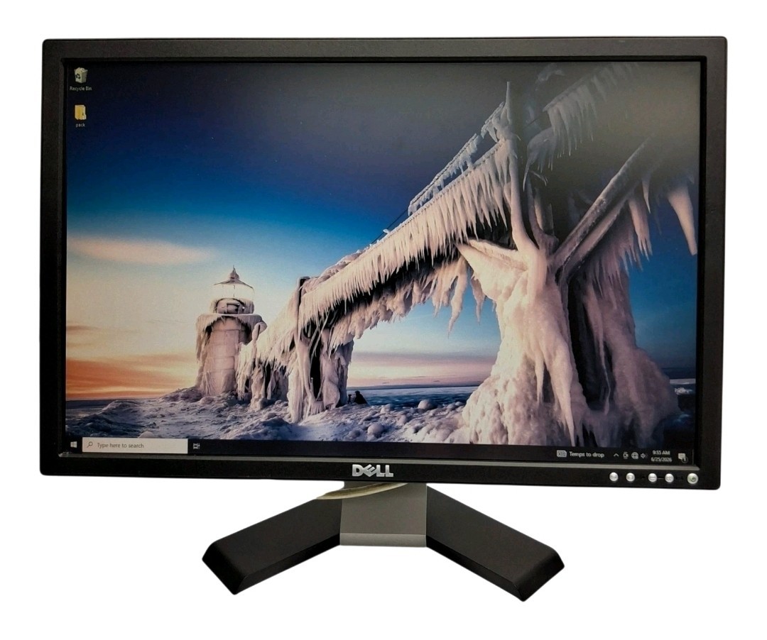 Dell E228WFP 22" Widescreen LCD Flat Panel Computer Monitor W/ Stand VGA DVI