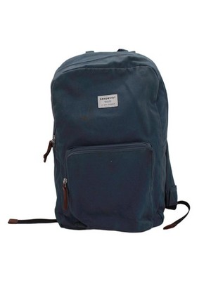 Sandqvist Herren Tasche Blau 100% Baumwolle Rucksack