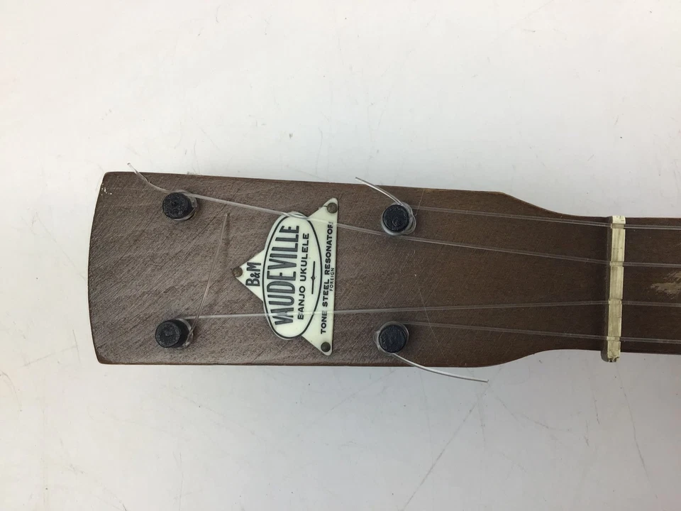 B&M Vaudeville Banjo Ukulele-Tone Steel Resonators-Hard Case & Instructions - Image 3 of 4