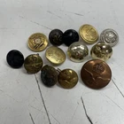 ORIGINAL Uniform Button Curio War Military Various Curio Collection Lot C7