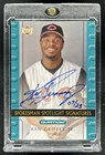 2002 Upper Deck Ovation Ken Griffey Jr. Spokesman Spotlight Signatures Auto #/25
