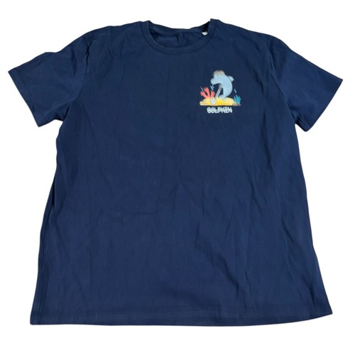 XL Blue Golphin Tee Golfin' Dolphin