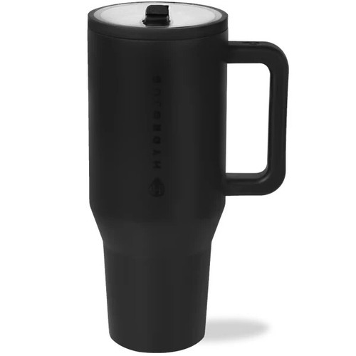 HydroJug 40 oz Tumbler with Handle & Simple Flip Straw - Car Cup Holder Friendly