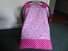 ARISTOCATS Handmade Baby Car Seat Canopy-Cover
