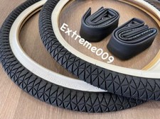 20  Pair 20"x1.95 BMX White Wall Tires  Tubes Bike Street X-Performer 20X1.95