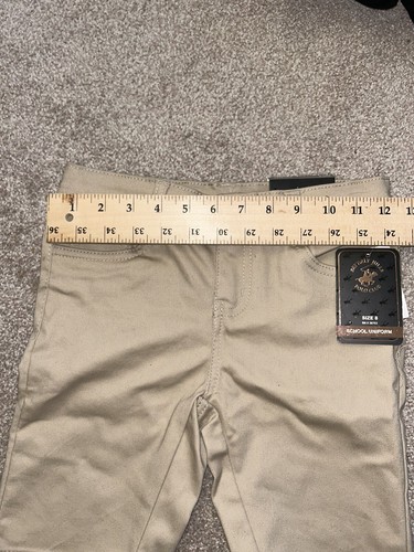 Girls School Uniform Khaki Shorts Beverly Hills Polo Club Size 8 - Bild 2 von 7