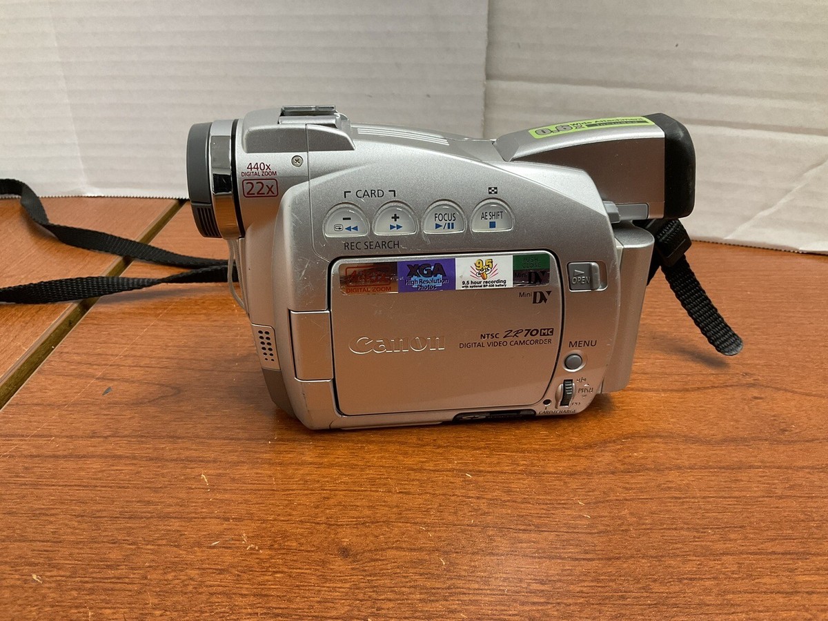 CANON ZR70 MC Mini DV Digital Camcorder UNTESTED *READ | eBay