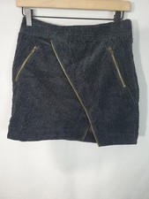 Urban Outfitters Skirt Women's Size Medium Twill Zipper Accent Grunge Punk Mini