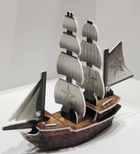 Rare Collectible WizKids CSG Pirates Ship 089 | Mint Condition | Fully Assembled